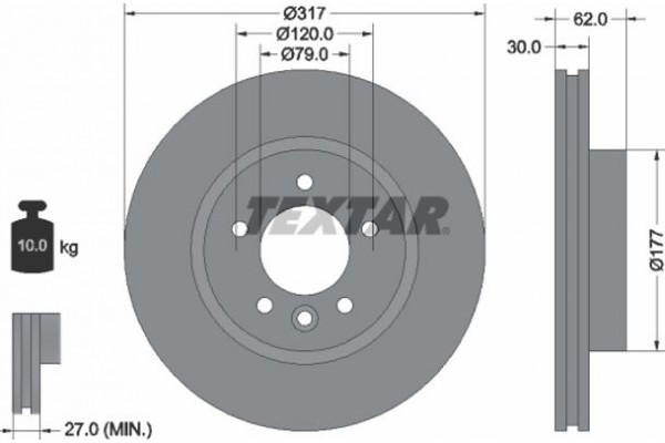 Textar Δισκόπλακα - 92134505