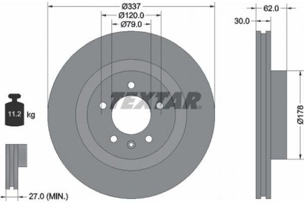 Textar Δισκόπλακα - 92134600