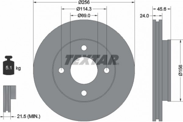 Textar Δισκόπλακα - 92134803