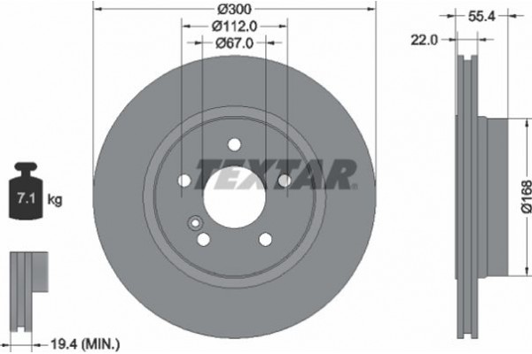 Textar Δισκόπλακα - 92137203