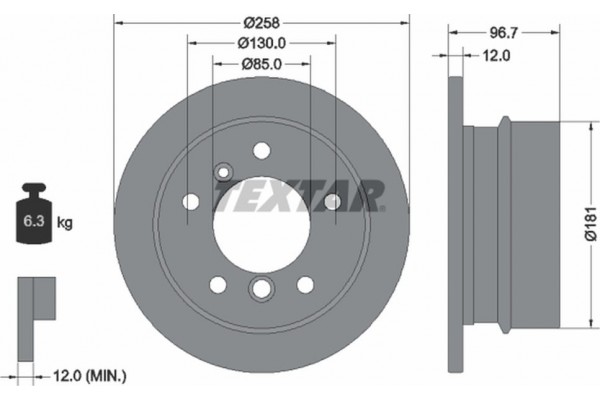 Textar Δισκόπλακα - 92137503