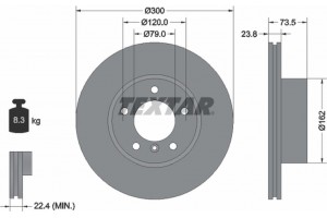 Textar Δισκόπλακα - 92137705