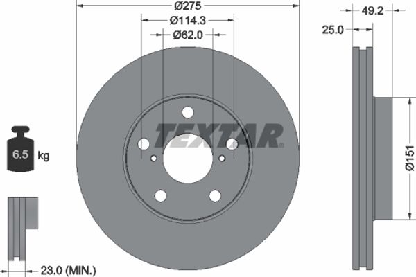 Textar Δισκόπλακα - 92139703