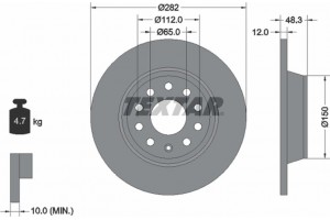 Textar Δισκόπλακα - 92140803