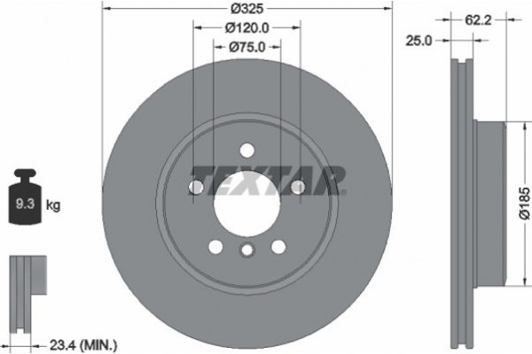 Textar Δισκόπλακα - 92141505