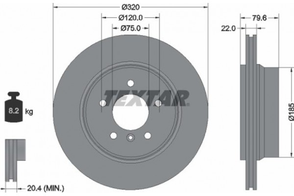 Textar Δισκόπλακα - 92141603