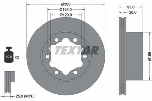 Textar Δισκόπλακα - 93143403