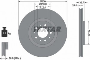 Textar Δισκόπλακα - 92145103
