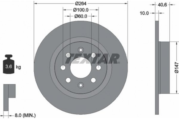 Textar Δισκόπλακα - 92145903