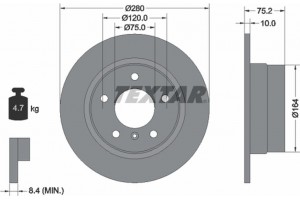 Textar Δισκόπλακα - 92146003