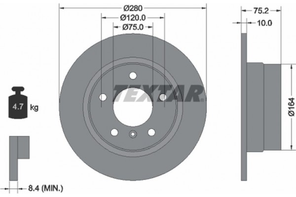 Textar Δισκόπλακα - 92146003