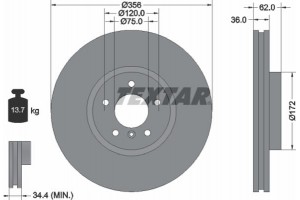 Textar Δισκόπλακα - 92146203