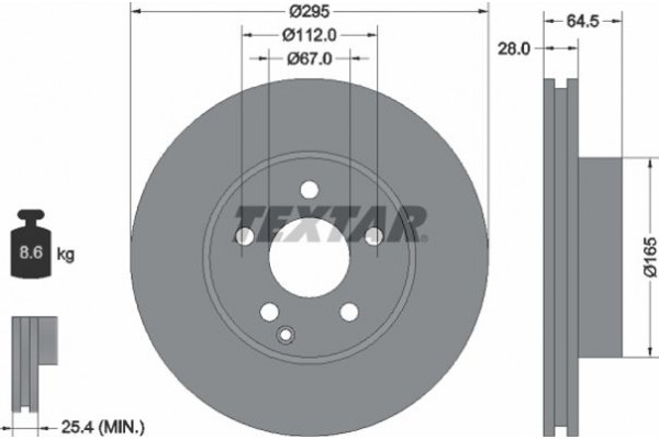 Textar Δισκόπλακα - 92163205