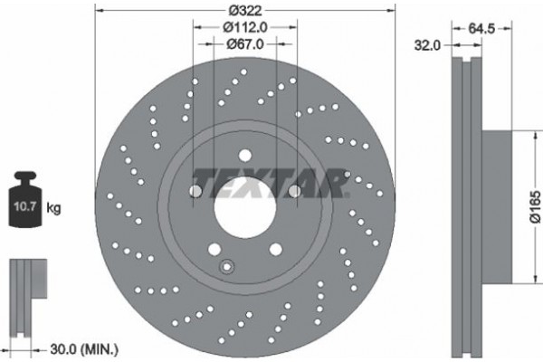 Textar Δισκόπλακα - 92163405