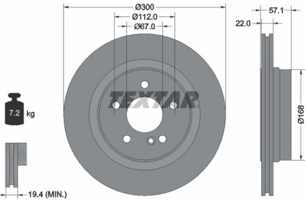 Textar Δισκόπλακα - 92163605