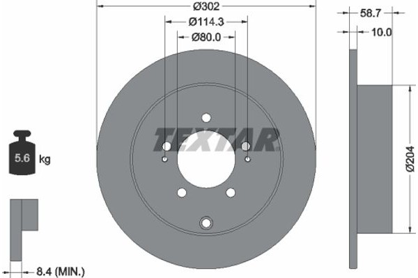 Textar Δισκόπλακα - 92167003