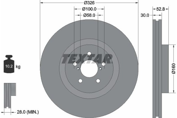 Textar Δισκόπλακα - 92167900