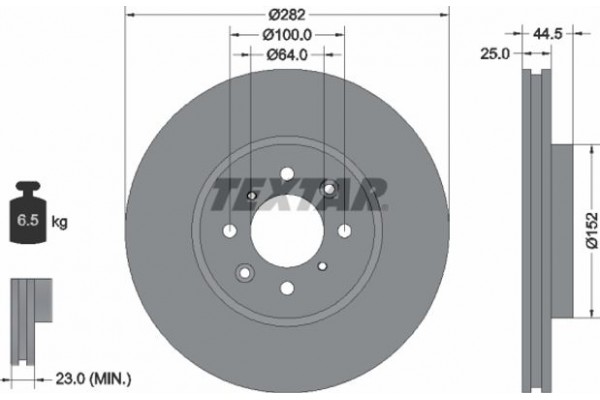 Textar Δισκόπλακα - 92170703