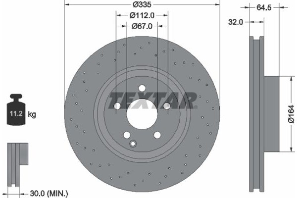 Textar Δισκόπλακα - 92171905