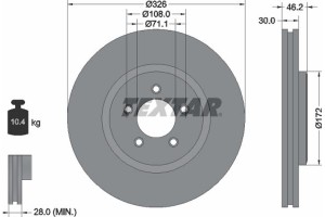 Textar Δισκόπλακα - 92173505