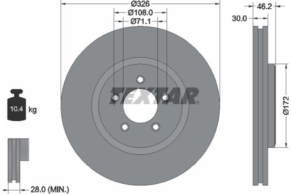 Textar Δισκόπλακα - 92173505