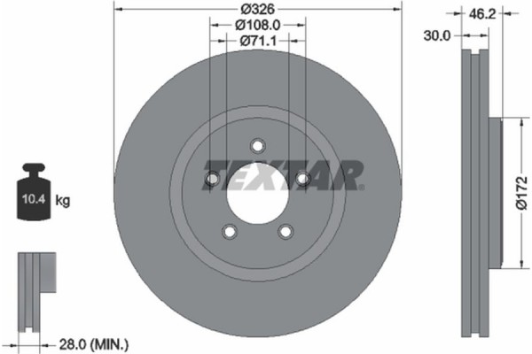 Textar Δισκόπλακα - 92173505