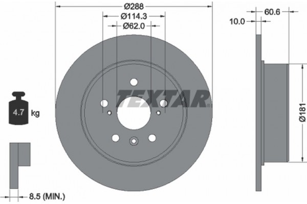 Textar Δισκόπλακα - 92174903