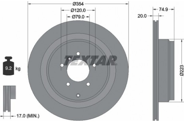 Textar Δισκόπλακα - 92175503