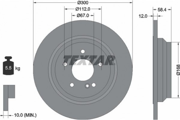 Textar Δισκόπλακα - 92176503