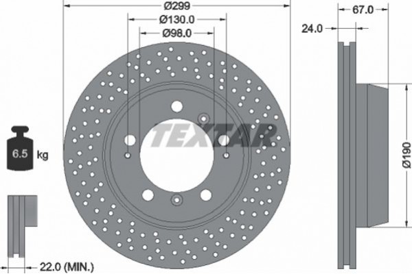 Textar Δισκόπλακα - 92176705