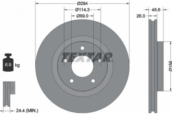 Textar Δισκόπλακα - 92184405