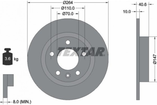 Textar Δισκόπλακα - 92186403