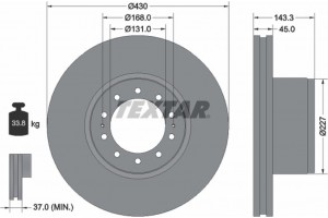 Textar Δισκόπλακα - 93186700