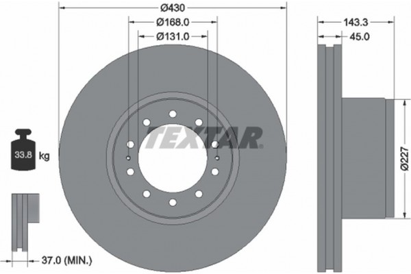 Textar Δισκόπλακα - 93186700