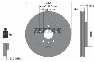 Textar Δισκόπλακα - 92187005