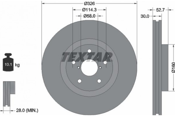 Textar Δισκόπλακα - 92194303