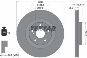 Textar Δισκόπλακα - 92195303