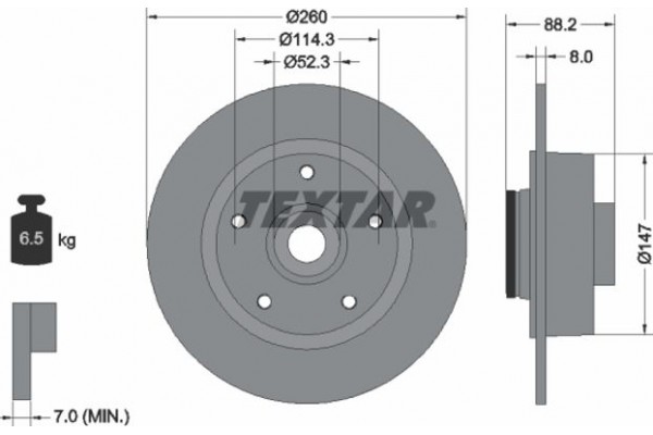 Textar Δισκόπλακα - 92195903