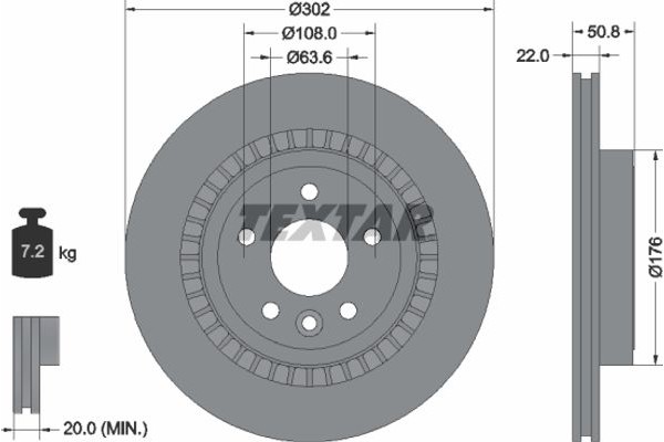 Textar Δισκόπλακα - 92196403