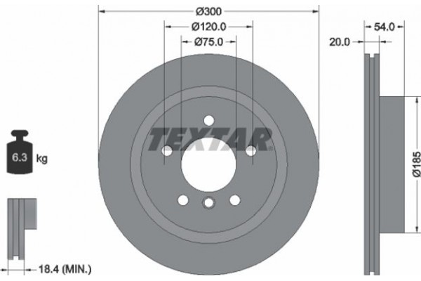 Textar Δισκόπλακα - 92196605