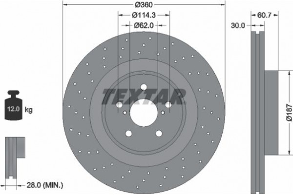 Textar Δισκόπλακα - 92199703