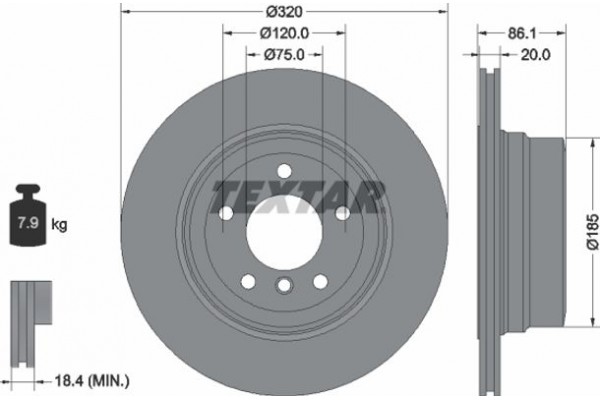 Textar Δισκόπλακα - 92202003