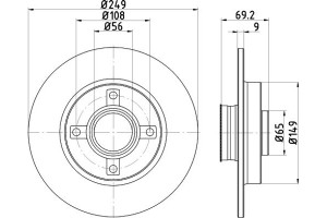 Textar Δισκόπλακα - 92202103