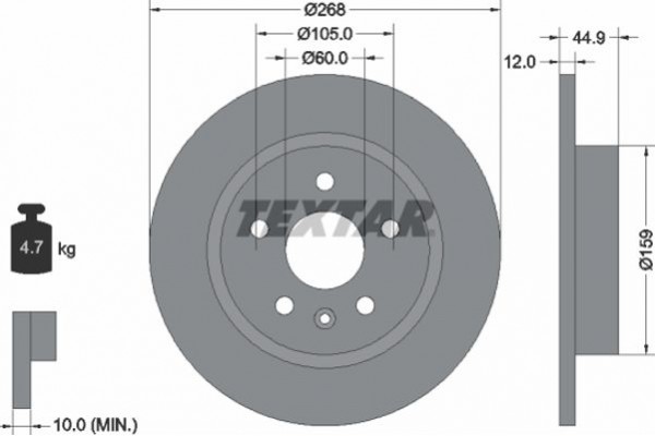 Textar Δισκόπλακα - 92205503