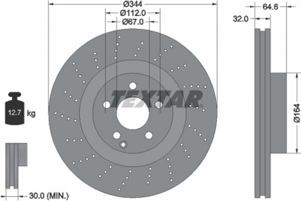 Textar Δισκόπλακα - 92224605