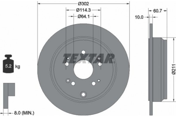 Textar Δισκόπλακα - 92227203