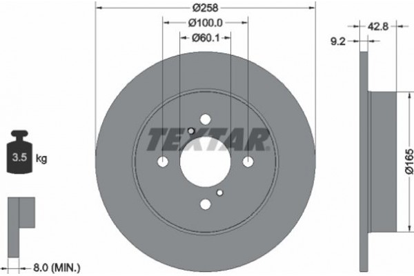 Textar Δισκόπλακα - 92227903