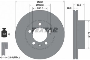 Textar Δισκόπλακα - 92228603
