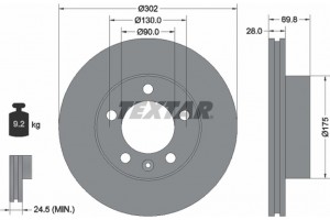 Textar Δισκόπλακα - 92228603