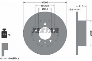 Textar Δισκόπλακα - 92228700